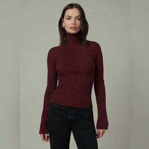 NWT Joe’s Jeans The Palmer Turtleneck / Vineyard Wine / Size S